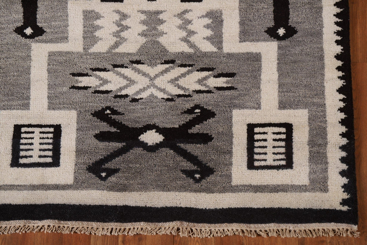 Handmade Nepalese Tribal Area Rug 4x6