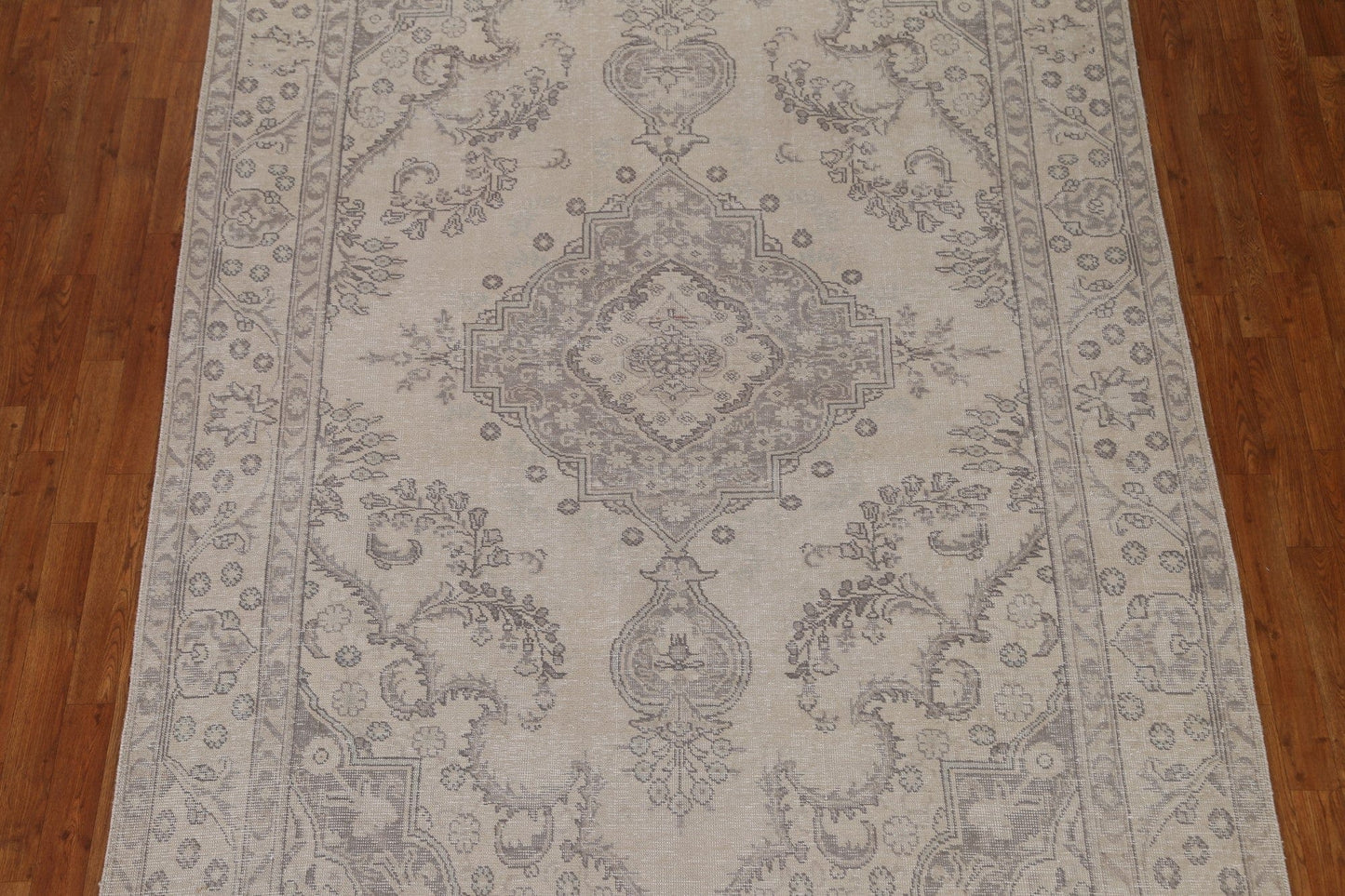 Distressed Tabriz Persian Area Rug 6x9