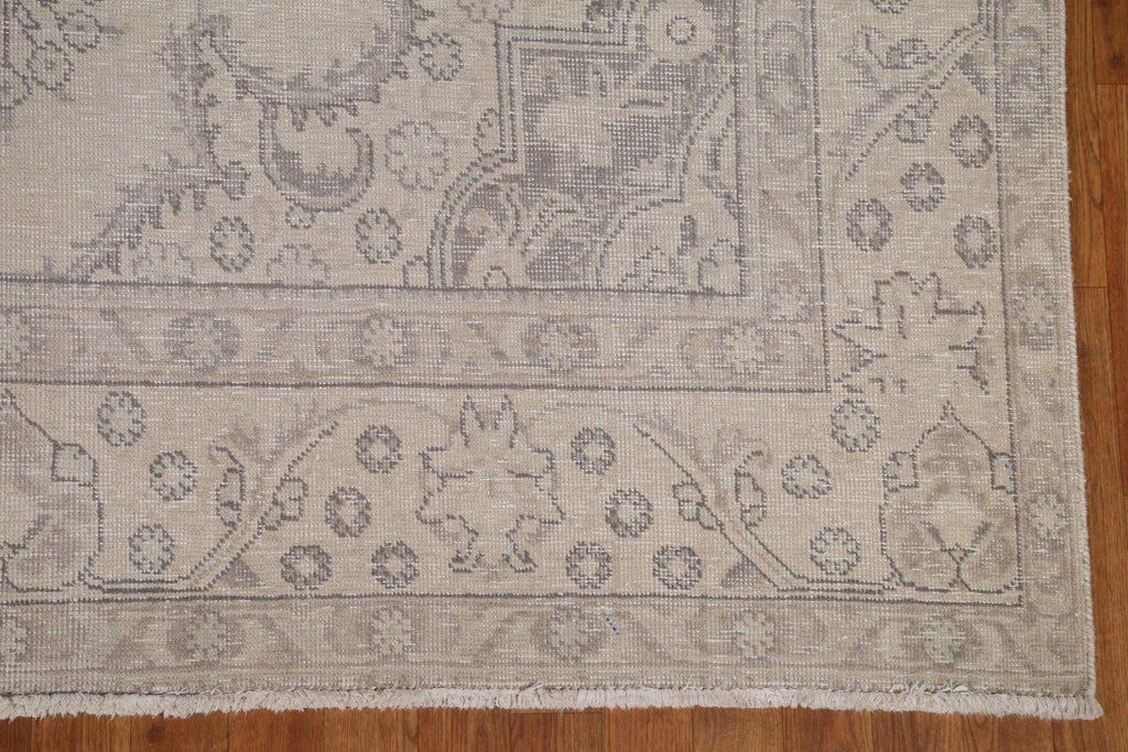 Distressed Tabriz Persian Area Rug 6x9