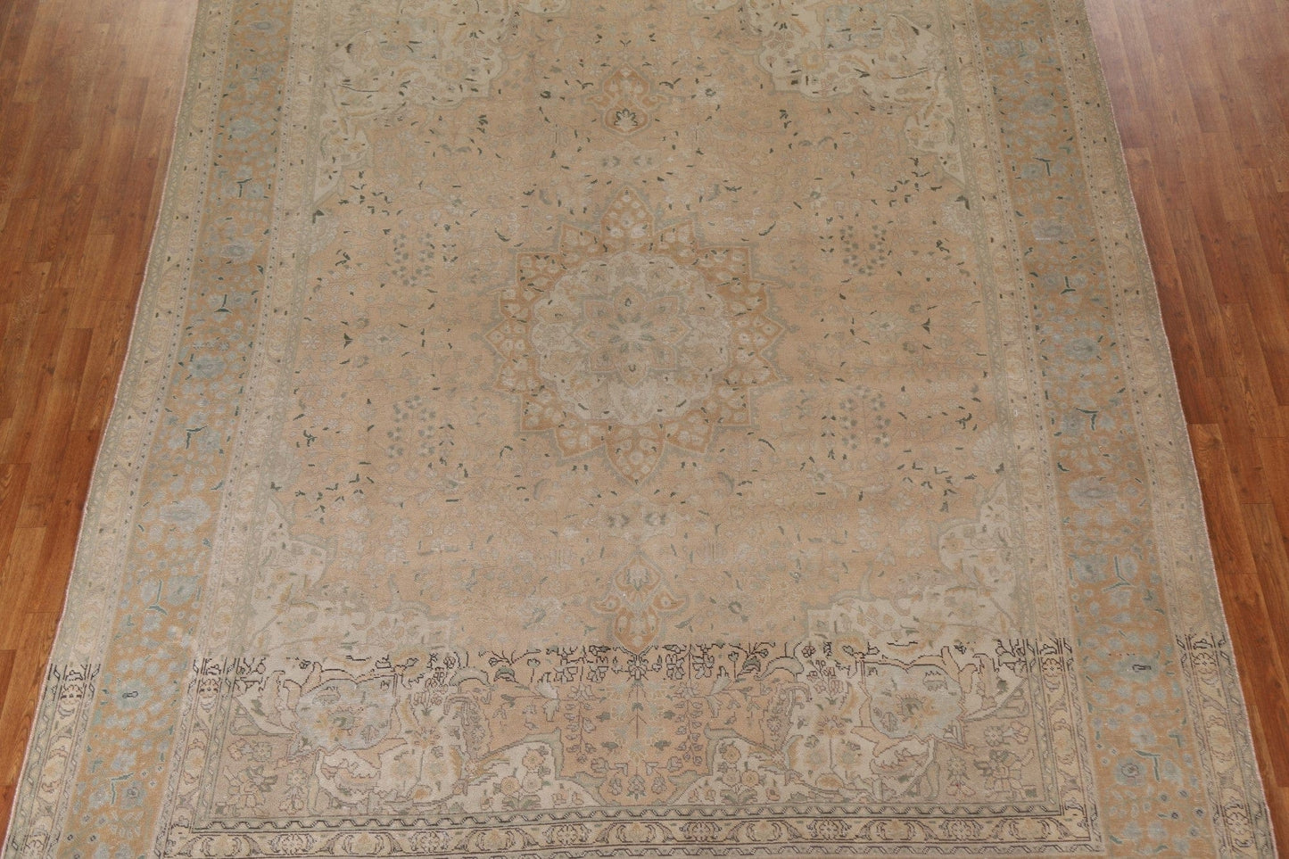 Distressed Tabriz Persian Area Rug 10x13