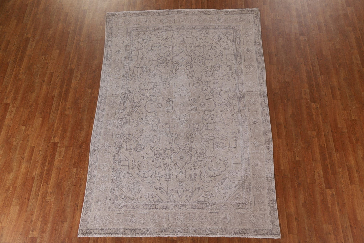 Distressed Tabriz Persian Area Rug 7x10