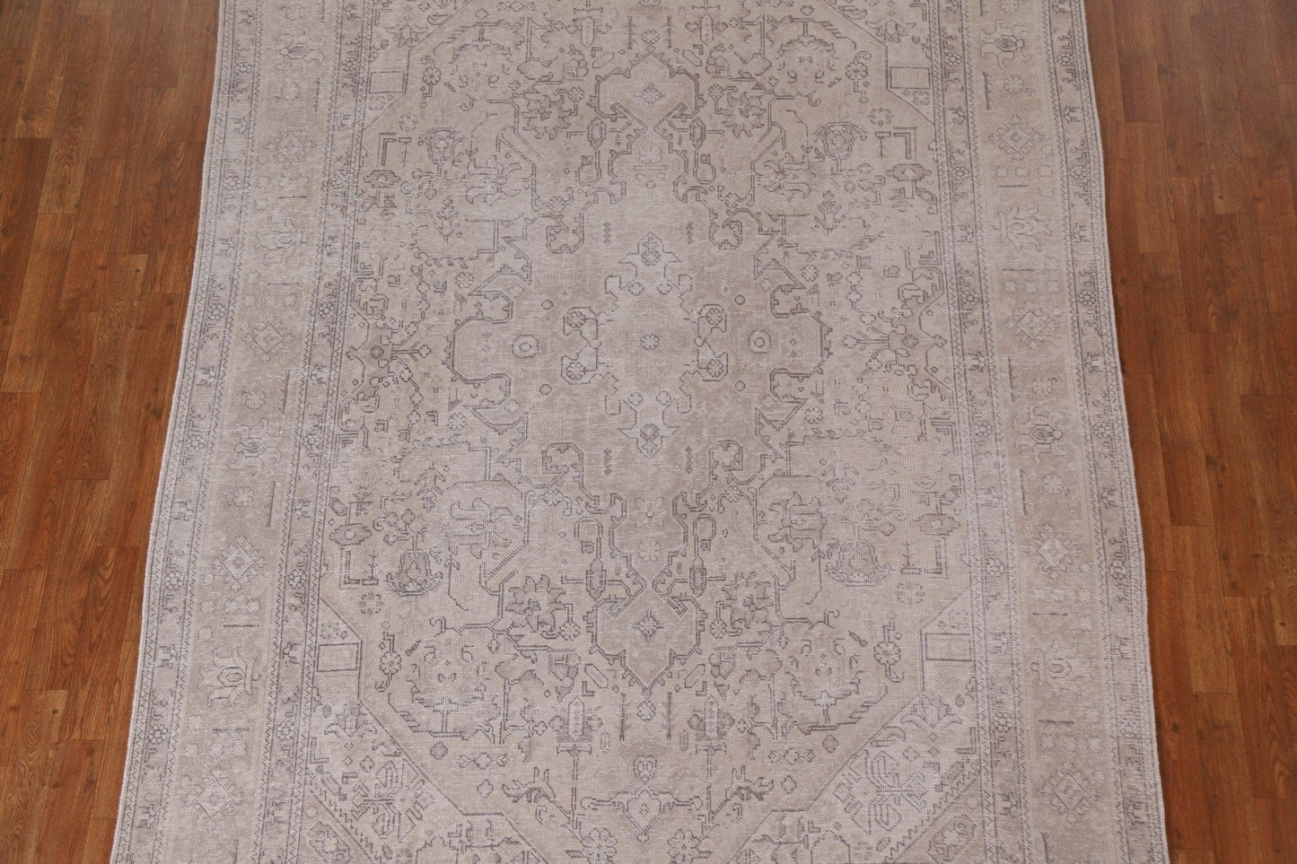 Distressed Tabriz Persian Area Rug 7x10