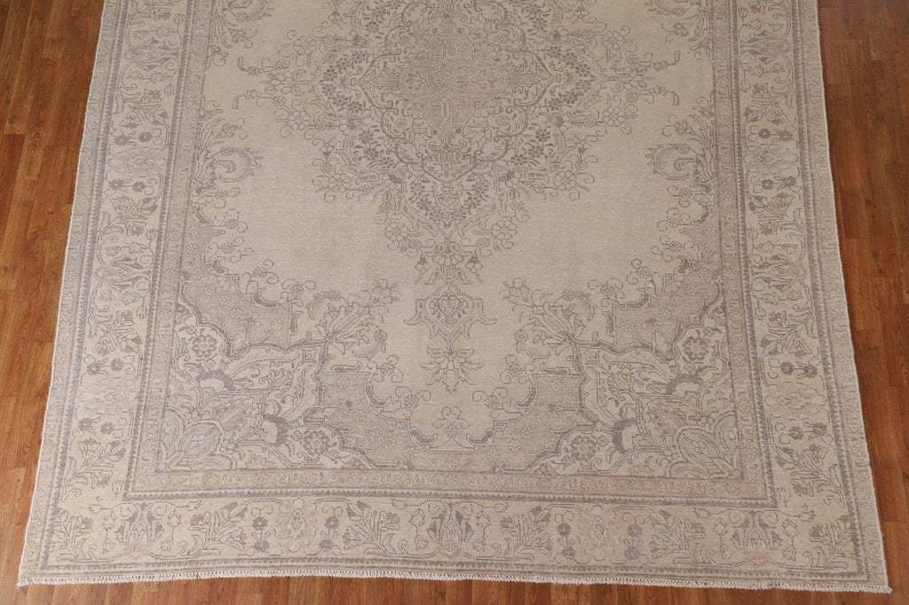 Distressed Tabriz Persian Area Rug 9x13