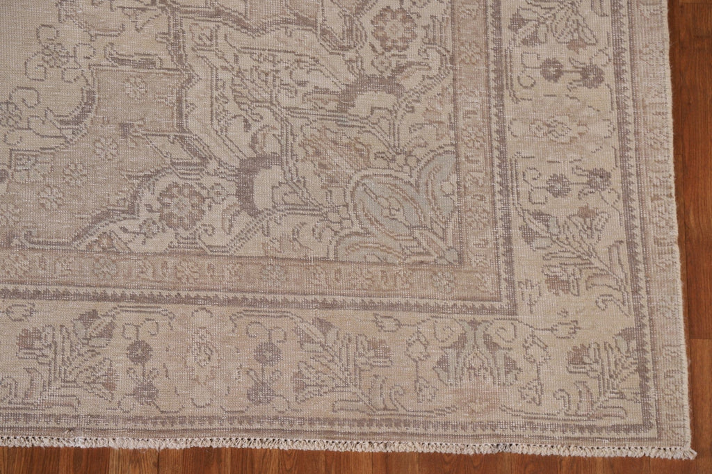 Distressed Tabriz Persian Area Rug 9x13