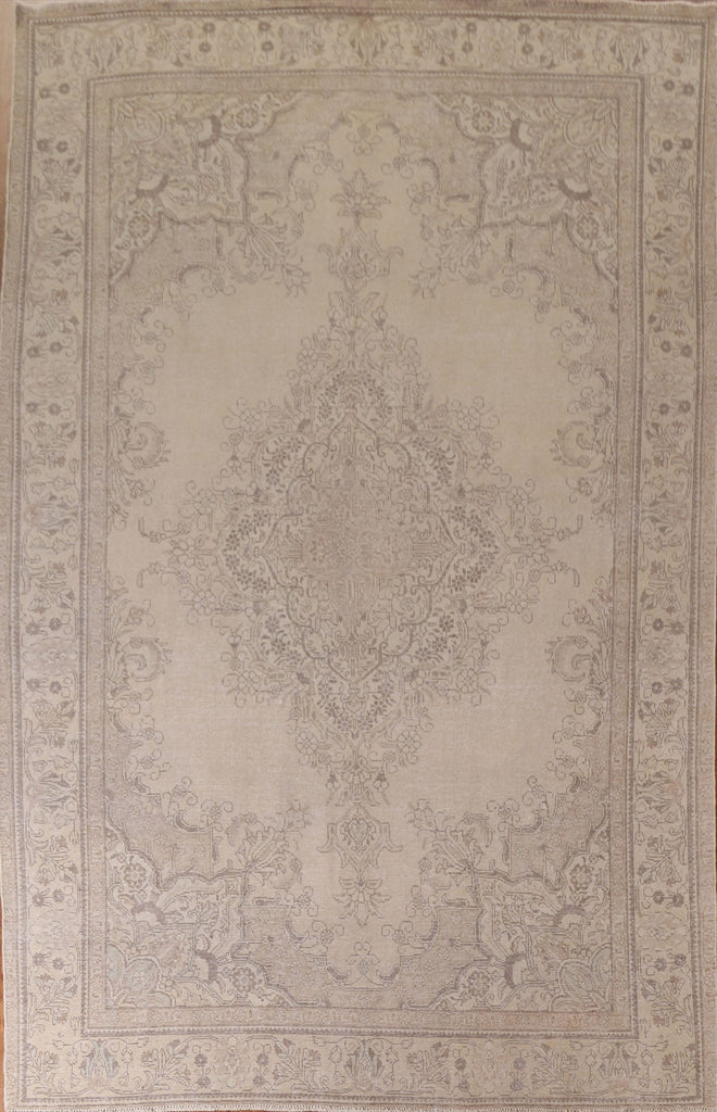 Distressed Tabriz Persian Area Rug 9x13