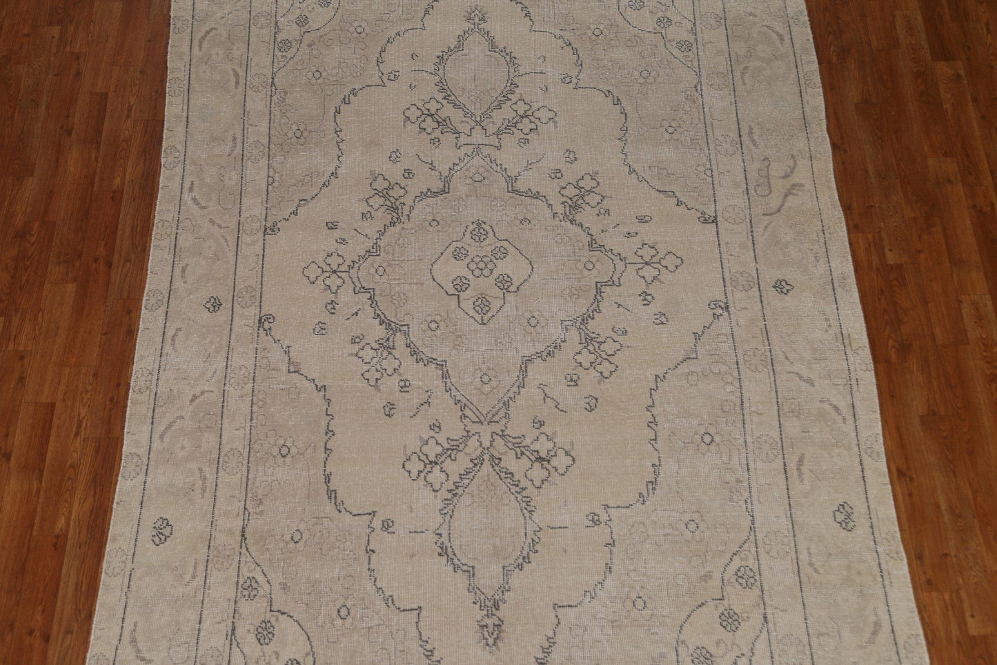 Distressed Tabriz Persian Area Rug 6x10