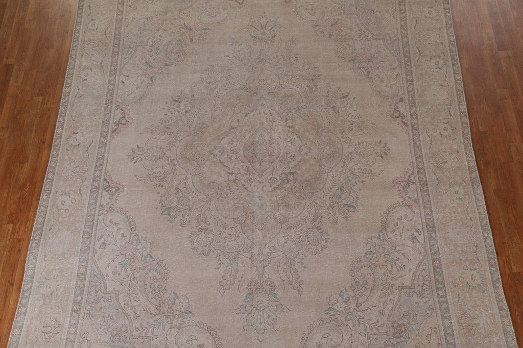 Distressed Tabriz Persian Area Rug 9x12