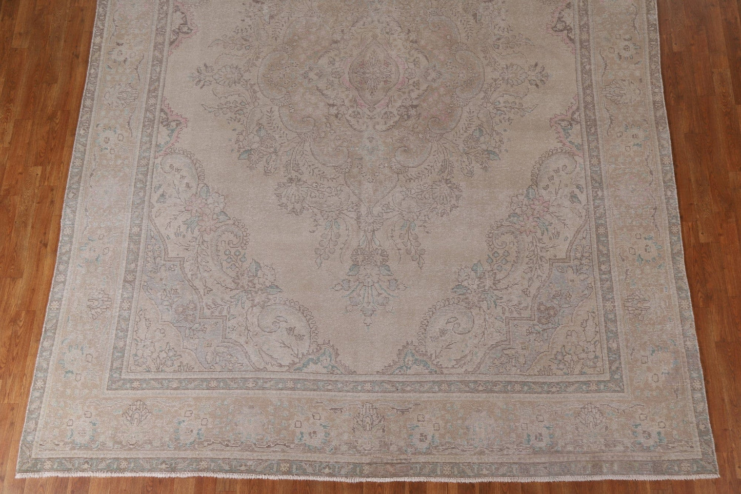 Distressed Tabriz Persian Area Rug 9x12