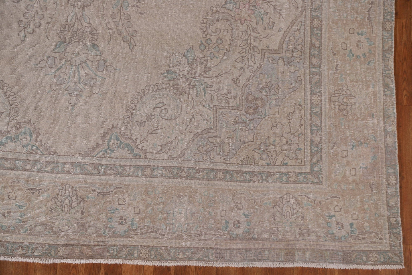 Distressed Tabriz Persian Area Rug 9x12