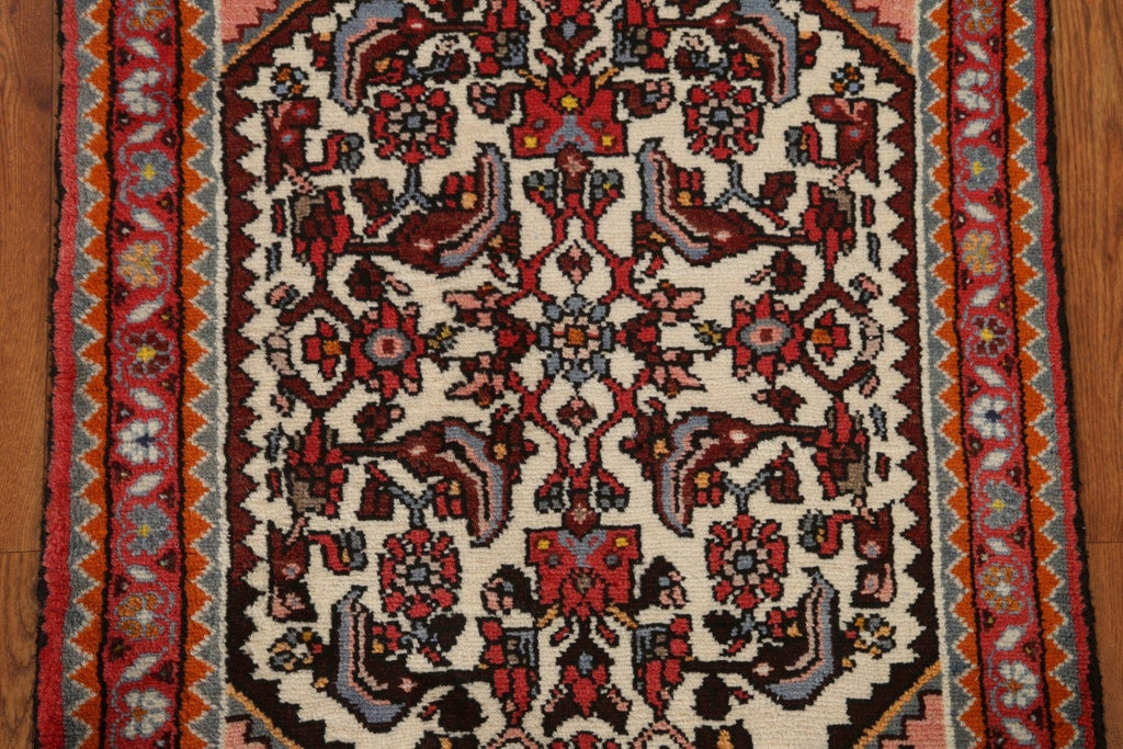 Geometric Wool Hamedan Persian Rug 2x3