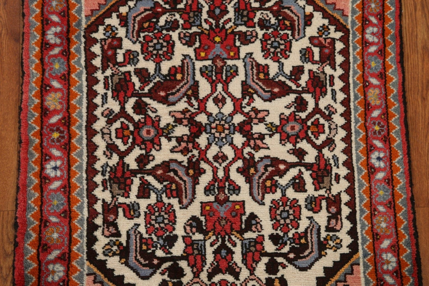 Geometric Wool Hamedan Persian Rug 2x3