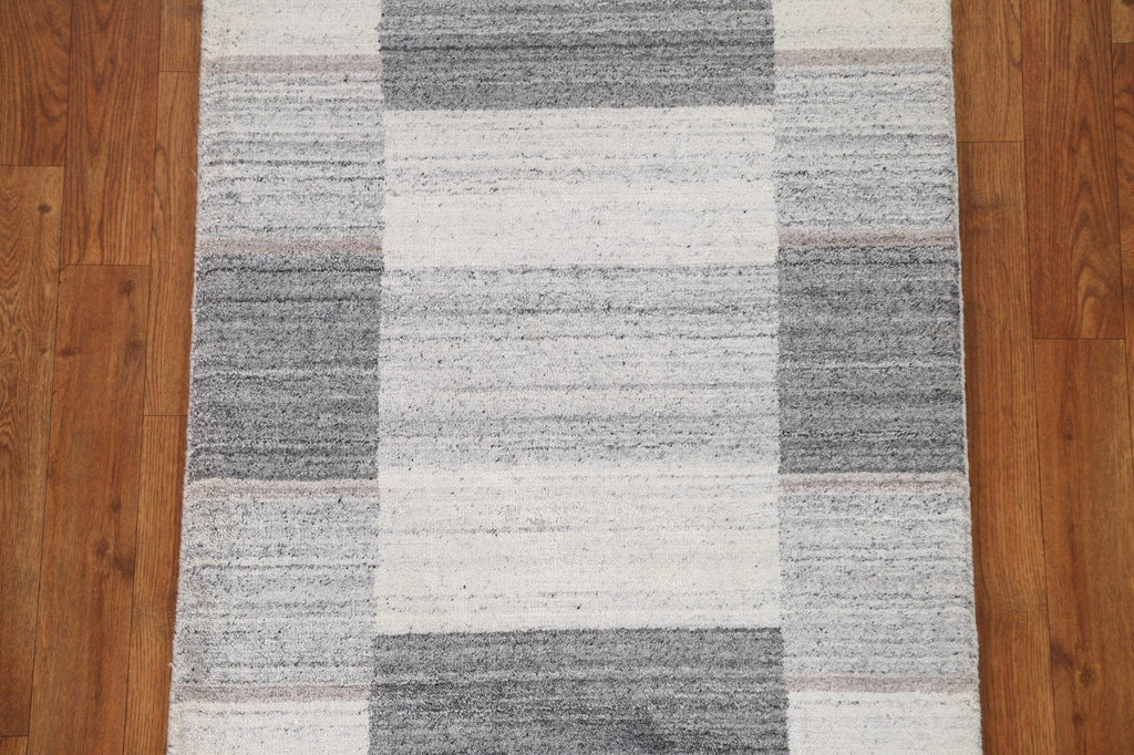 Handmade Gabbeh Wool Rug 2x5