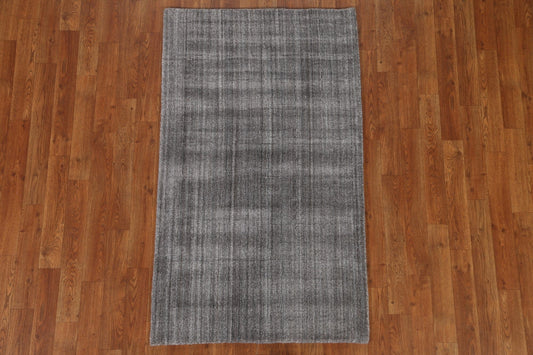 Contemporary Gabbeh Wool Area Rug 3x5