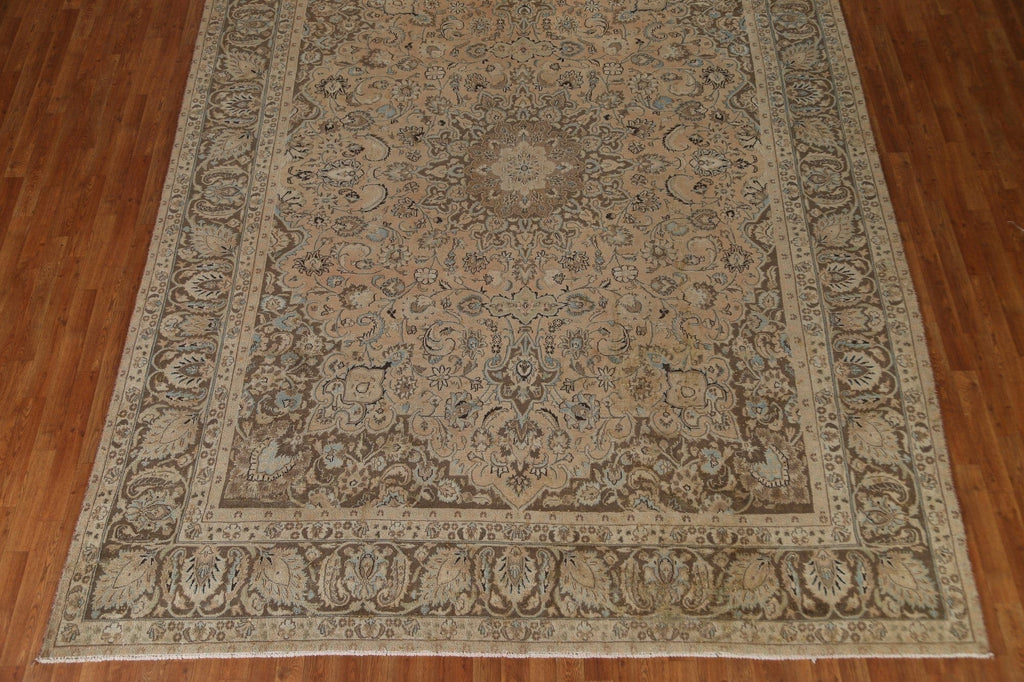 Vintage Mashad Persian Area Rug 10x12