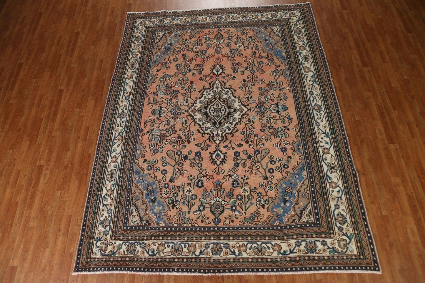 Vintage Hamedan Persian Area Rug 8x11