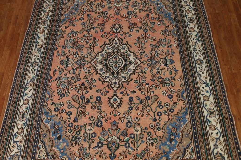 Vintage Hamedan Persian Area Rug 8x11