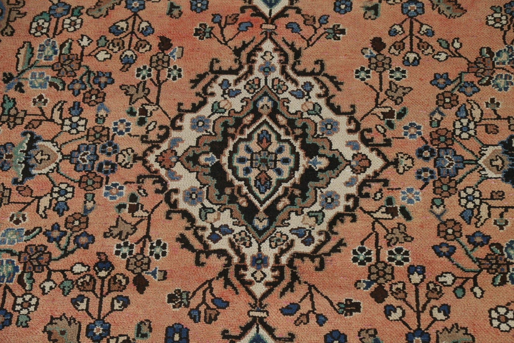 Vintage Hamedan Persian Area Rug 8x11