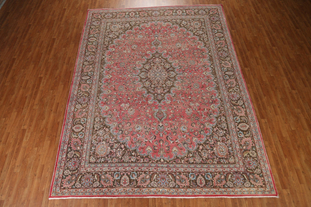 Traditional Mashad Persian Area Rug 10x13