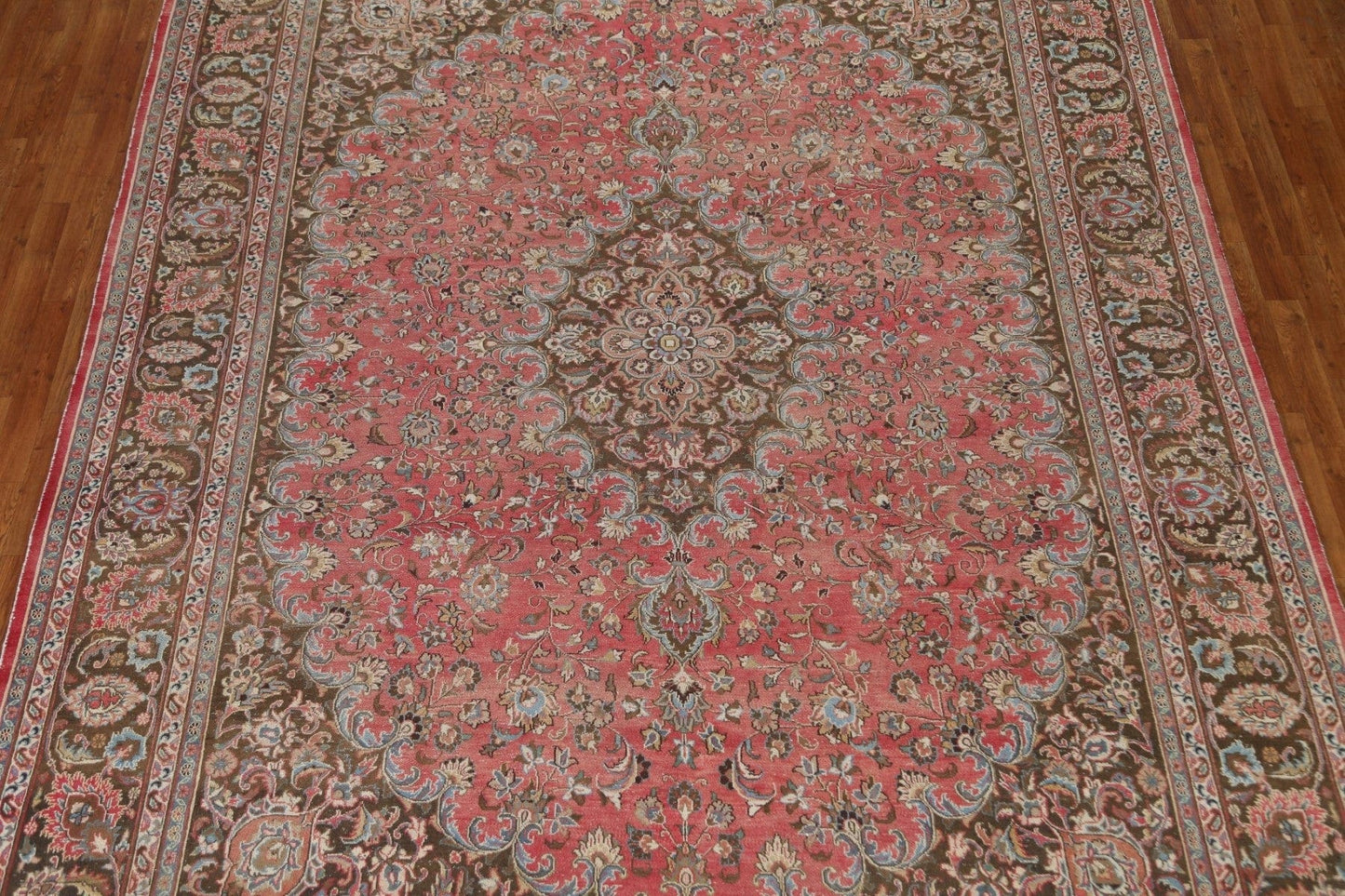 Traditional Mashad Persian Area Rug 10x13