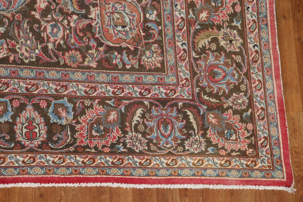 Traditional Mashad Persian Area Rug 10x13