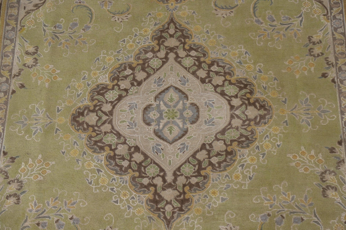 Distressed Over-Dyed Tabriz Persian Area Rug 8x11