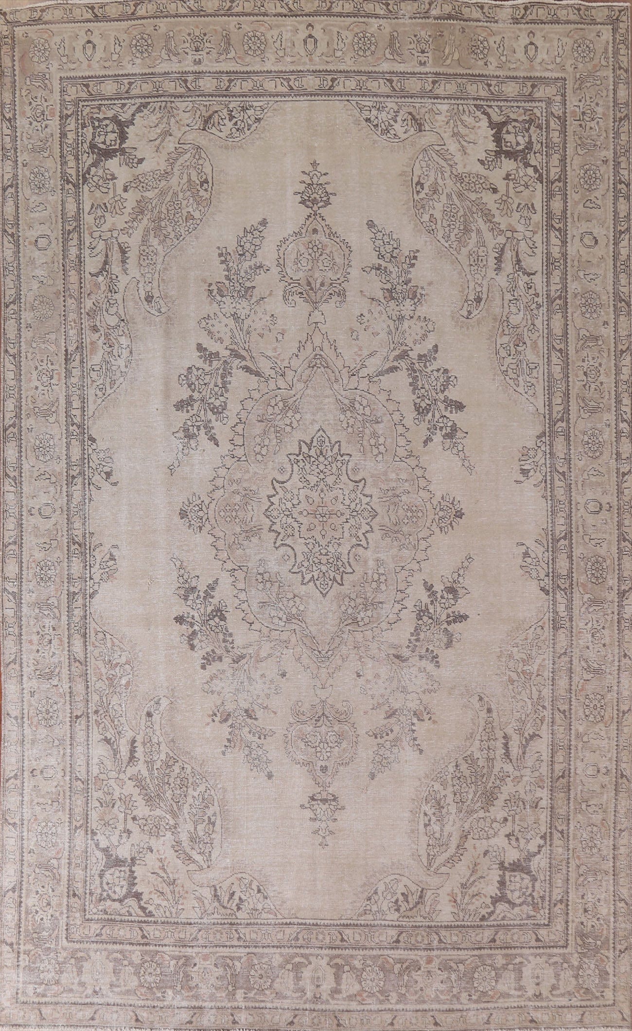 Distressed Tabriz Persian Area Rug 8x11