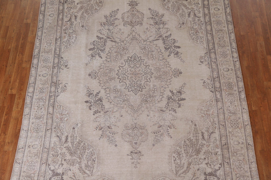 Distressed Tabriz Persian Area Rug 8x11