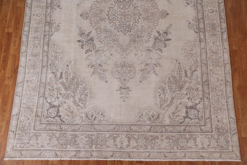 Distressed Tabriz Persian Area Rug 8x11