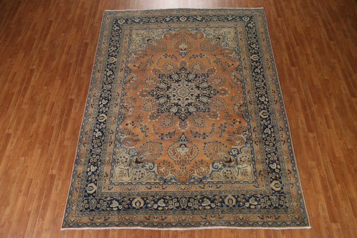 Traditional Mashad Persian Area Rug 8x11