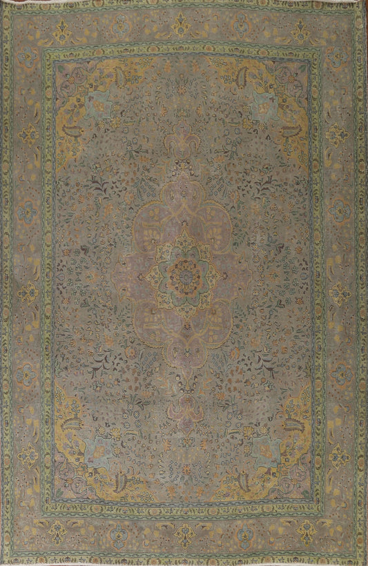 Vintage Tabriz Persian Area Rug 10x13