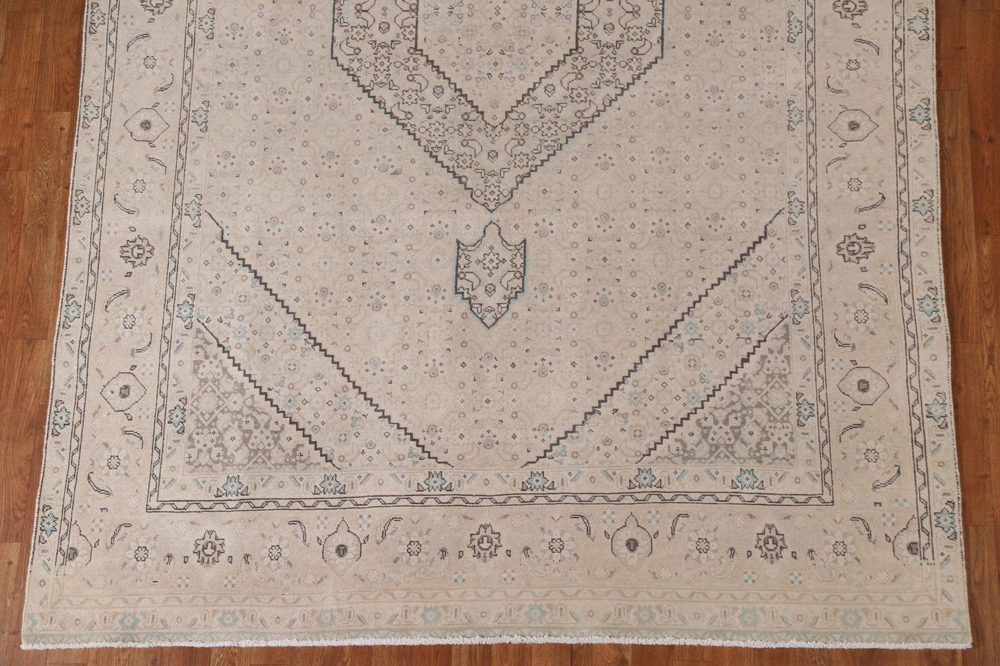 Distressed Tabriz Persian Area Rug 7x10