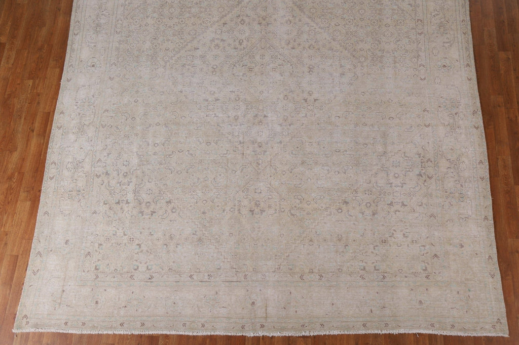 Distressed Tabriz Persian Area Rug 10x12