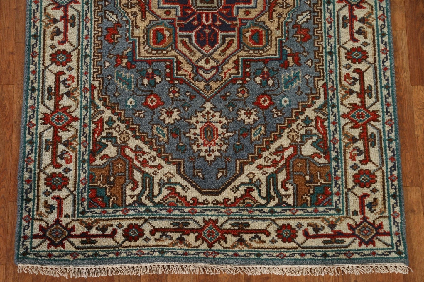 Geometric Heriz Serapi Oriental Area Rug 4x6