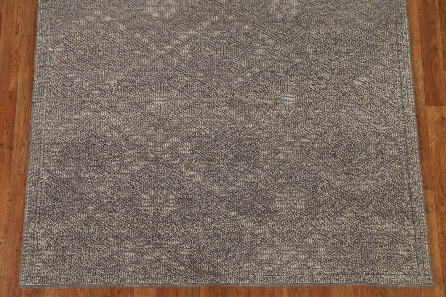 Gray/ Brown Moroccan Wool Area Rug 5x8