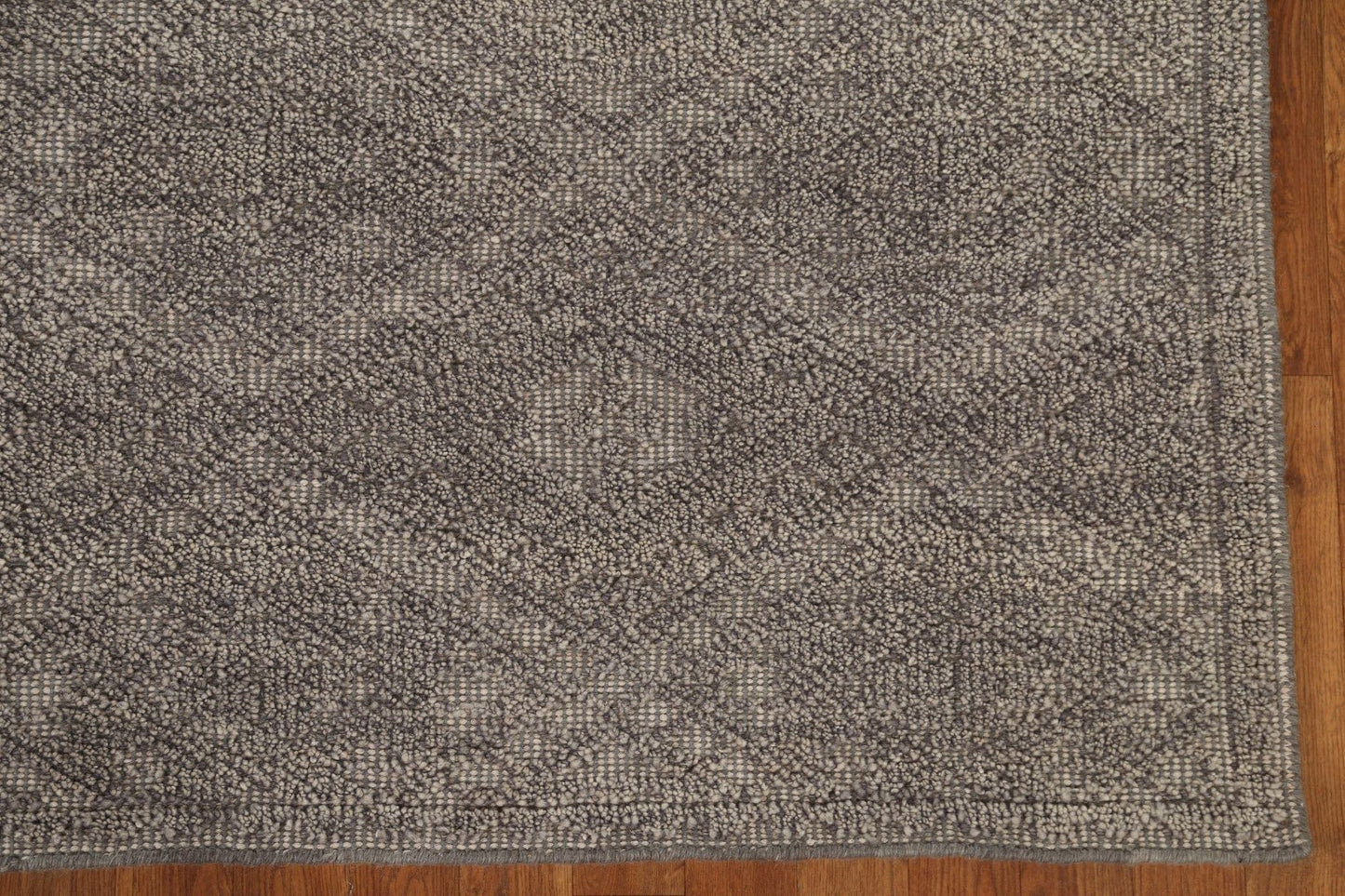 Gray/ Brown Moroccan Wool Area Rug 5x8