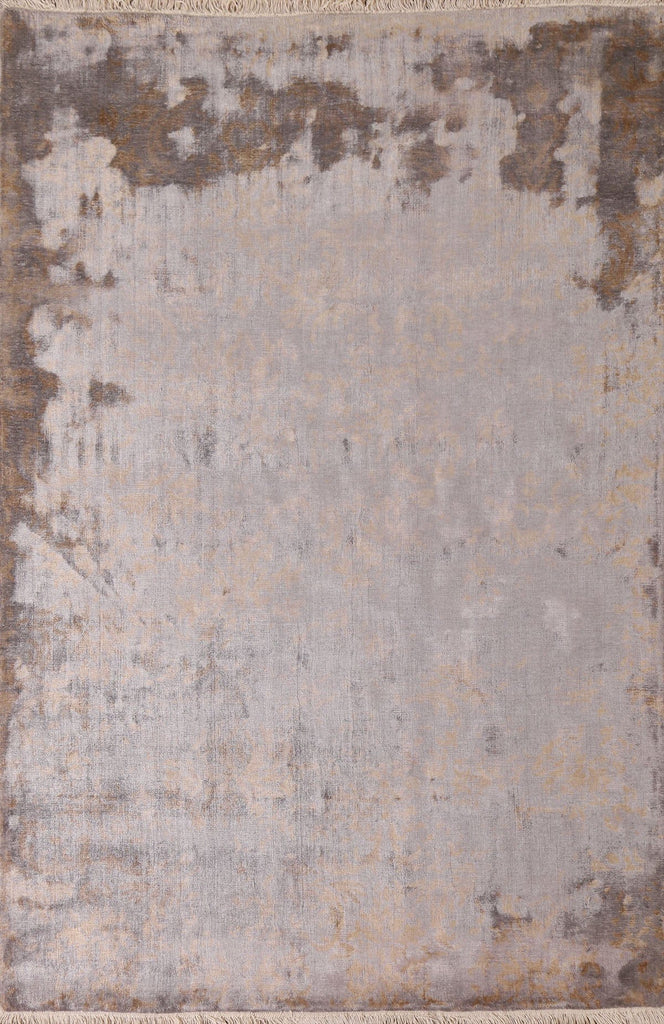 Distressed Look Abstract Area Rug 5x7