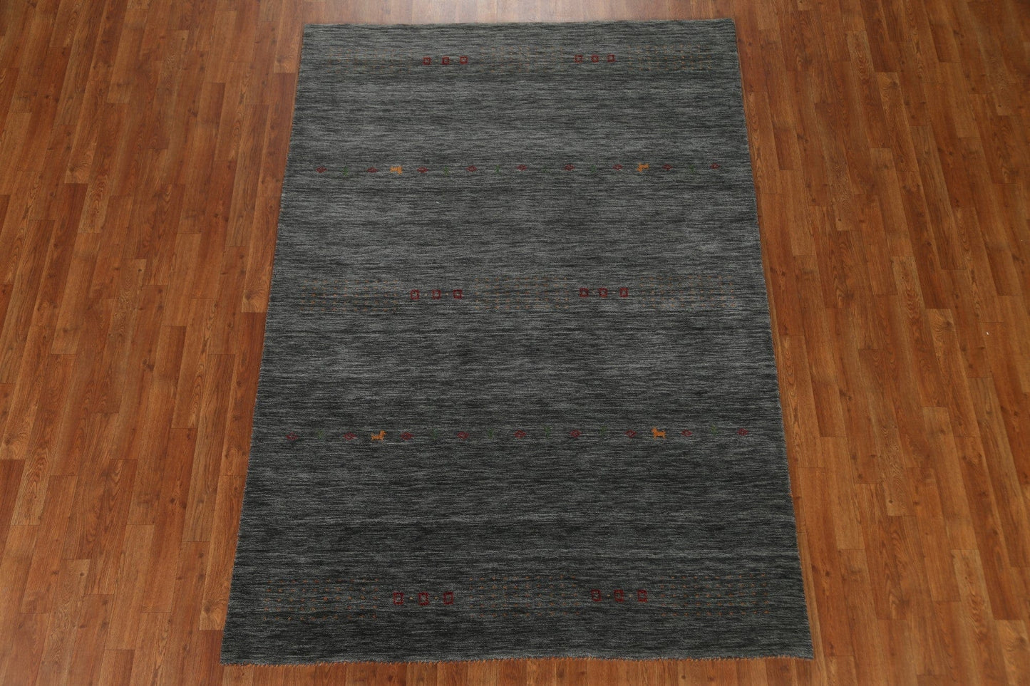 Tribal Gabbeh Oriental Area Rug 5x8