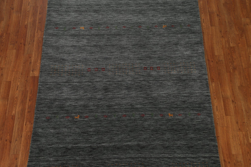 Tribal Gabbeh Oriental Area Rug 5x8