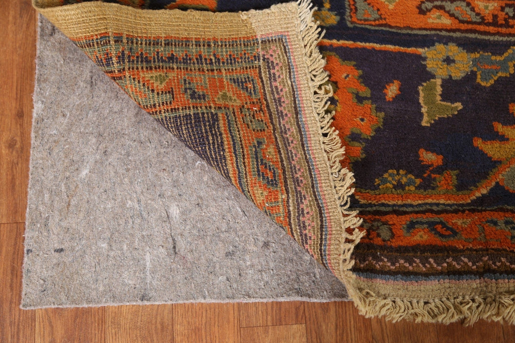 Pre-1900 Antique Vegetable Dye Oushak Large Rug 10x14