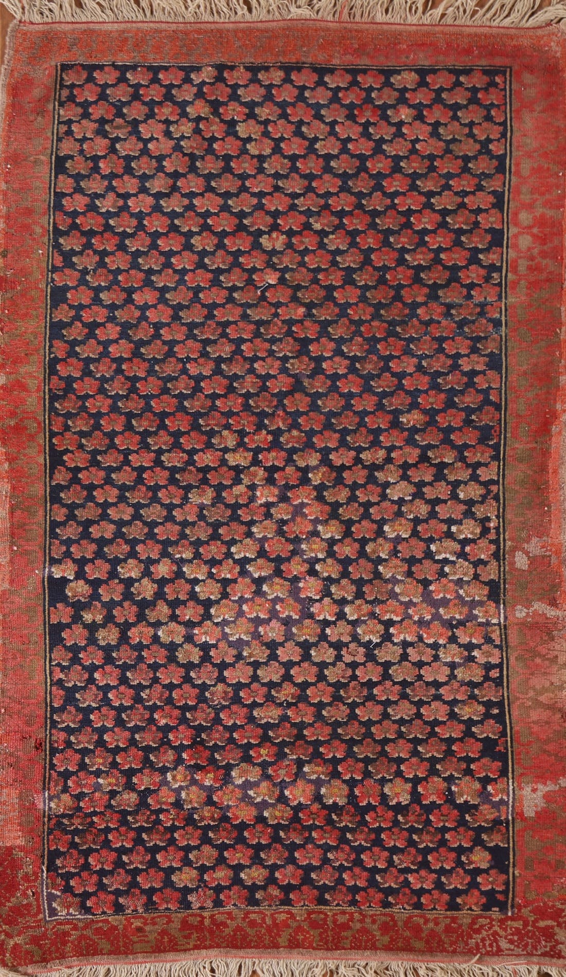 Pre-1900 Antique Vegetable Dye Karabakh Turkish Rug 4x6