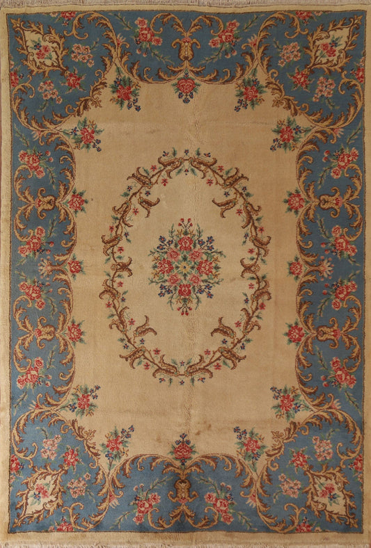 Floral Aubusson Oriental Area Rug 8x10