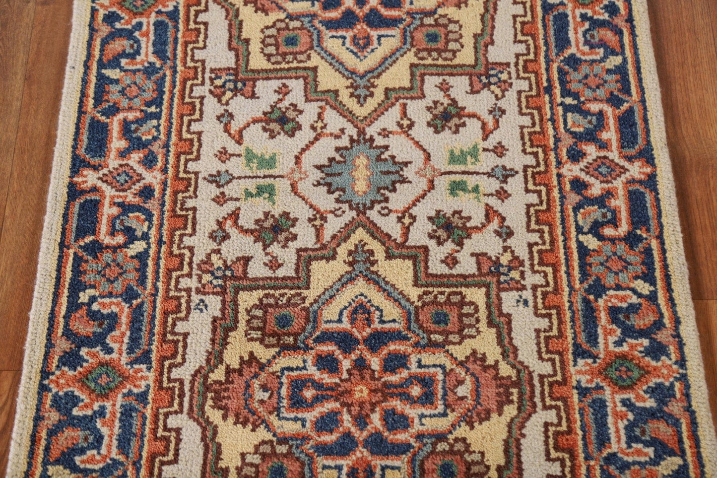 Geometric Heriz Serapi Area Rug 3x6