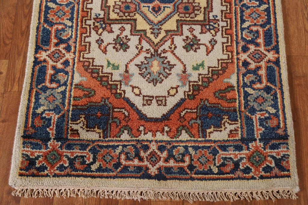 Geometric Heriz Serapi Area Rug 3x6