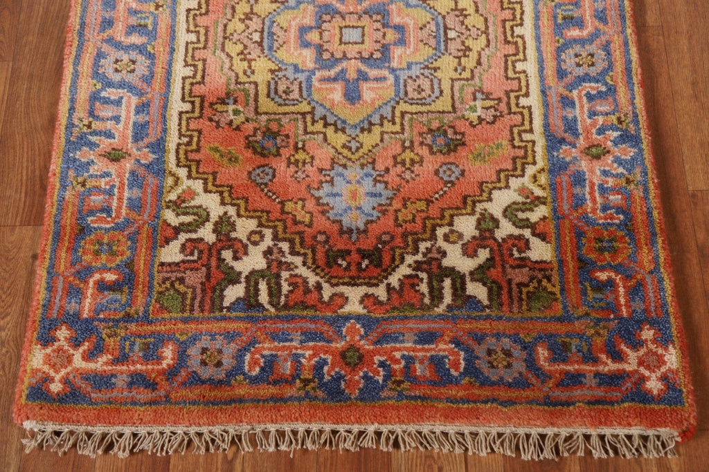 Wool Heriz Serapi Oriental Runner Rug 3x10