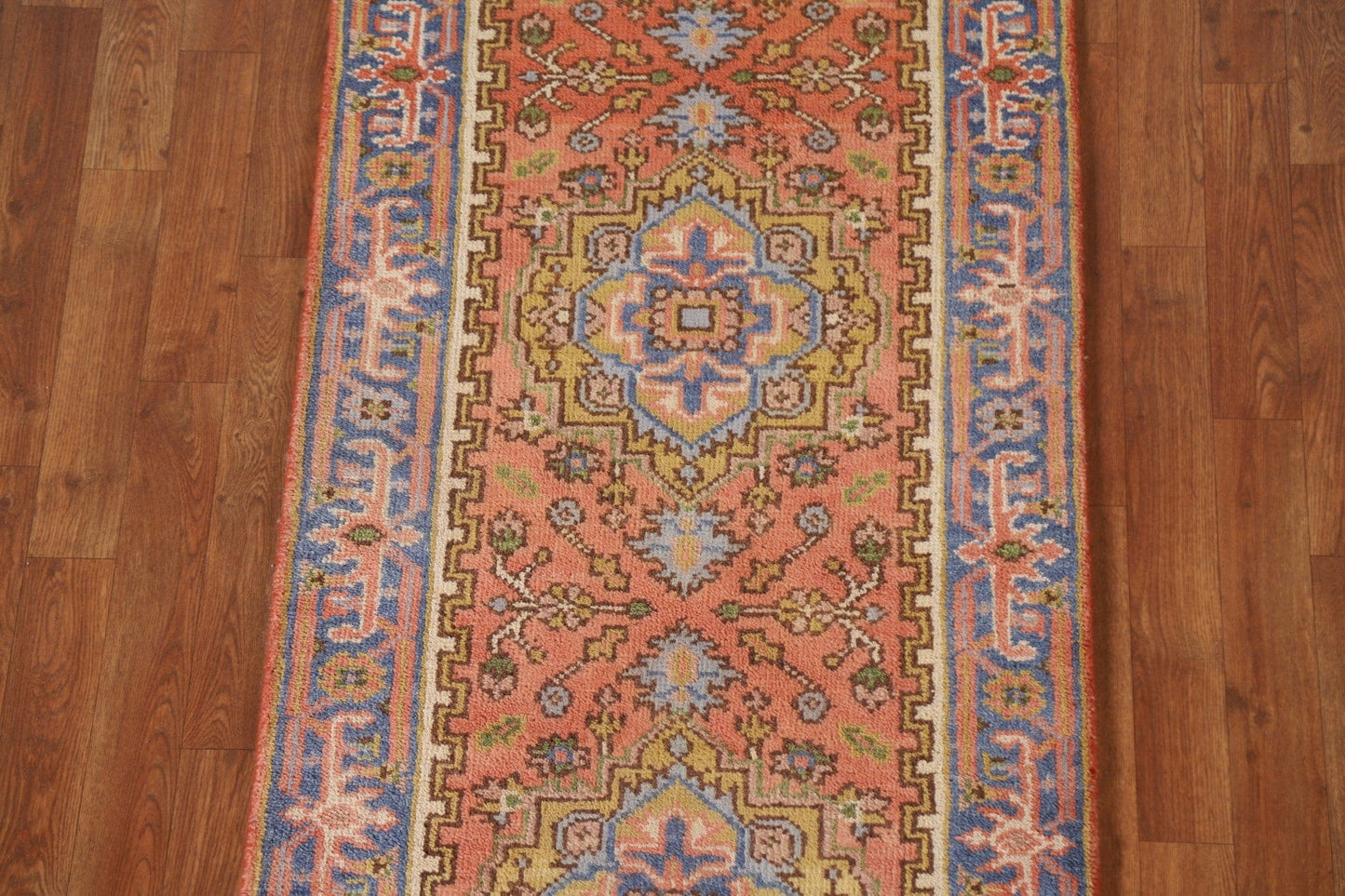 Wool Heriz Serapi Oriental Runner Rug 3x10