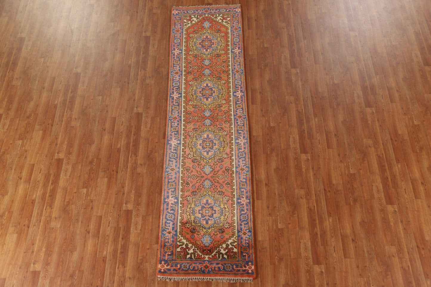 Wool Heriz Serapi Oriental Runner Rug 3x10