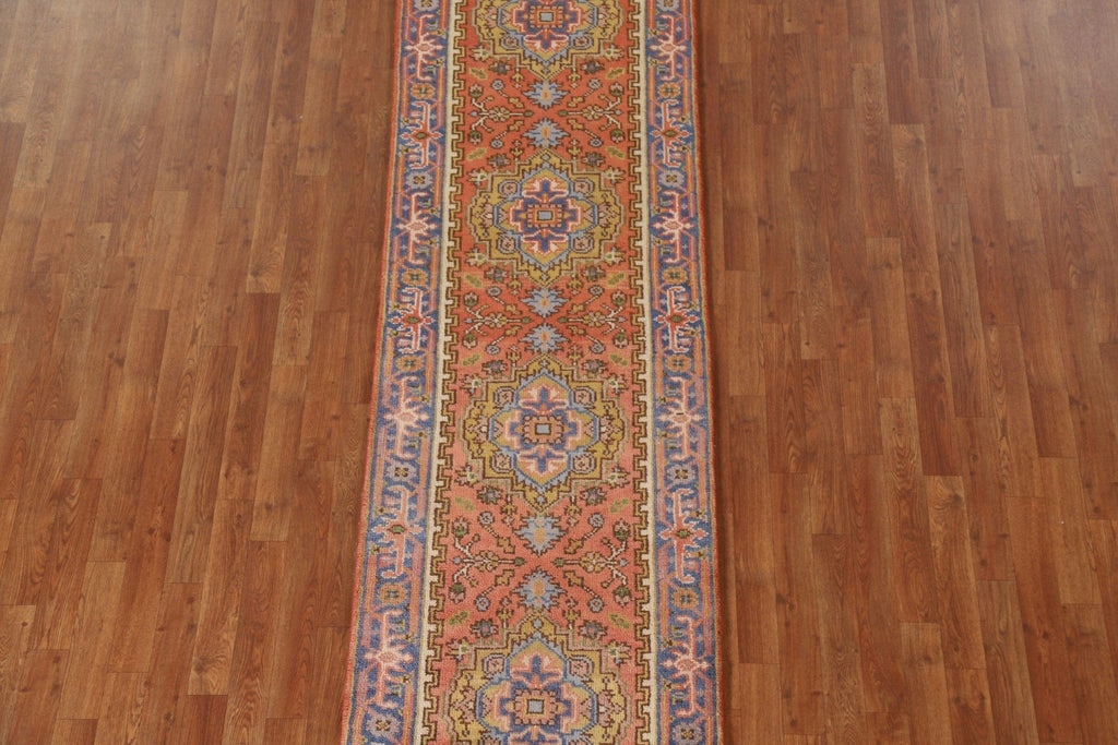 Wool Heriz Serapi Oriental Runner Rug 3x10