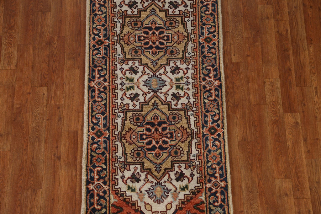 Ivory Heriz Serapi Oriental Wool Rug 3x6