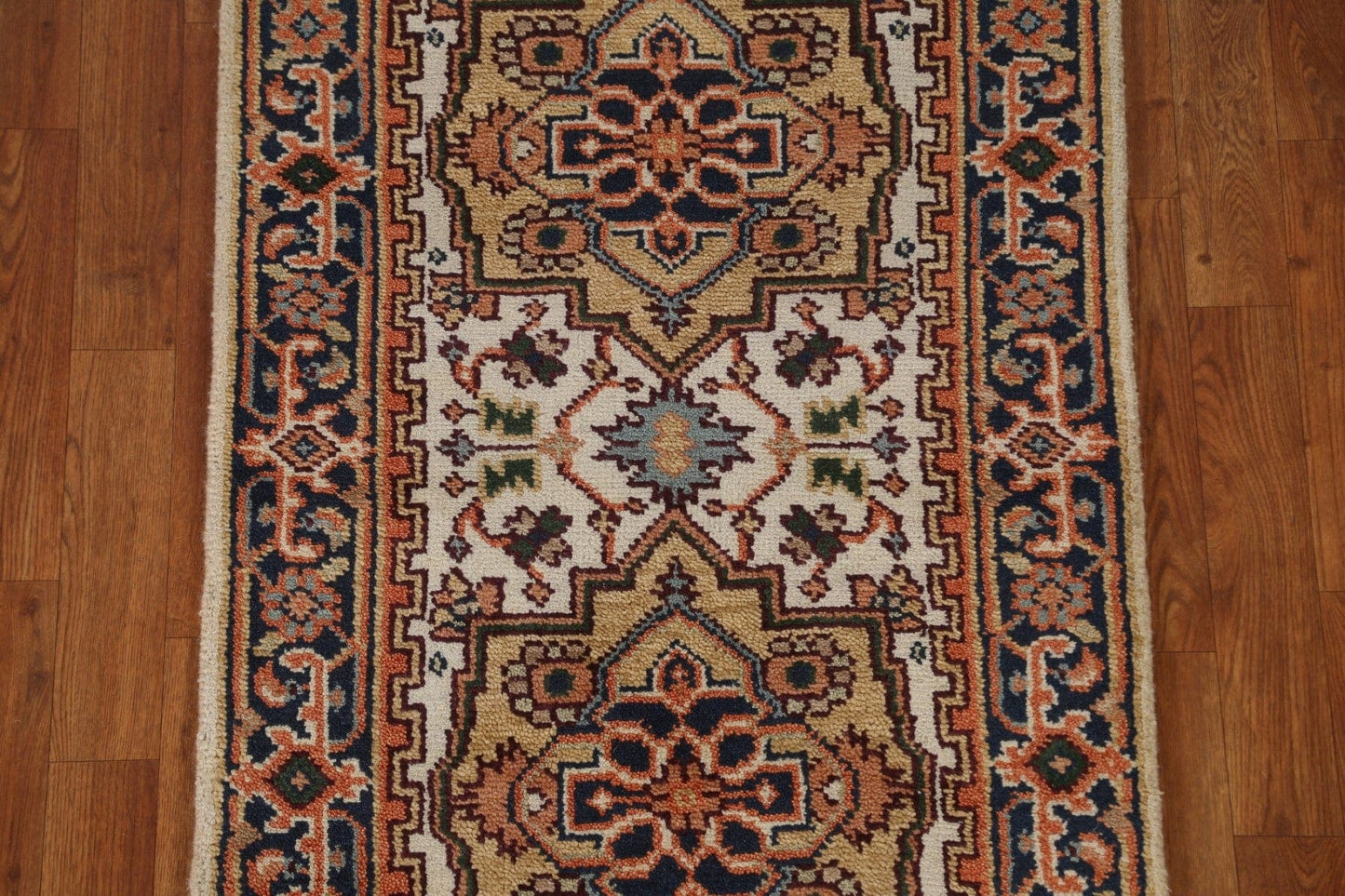 Ivory Heriz Serapi Oriental Wool Rug 3x6