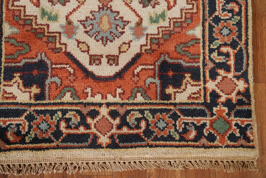 Geometric Heriz Serapi Oriental Runner Rug 3x10